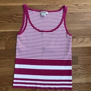 Michael Kors Striped Sweater Tank